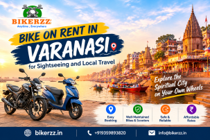 Bike on Rent in Varanasi for Sightseeing and Local Travel